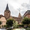 Bummel durch Wissembourg, Blick auf Kirche Sankt Peter und Paul