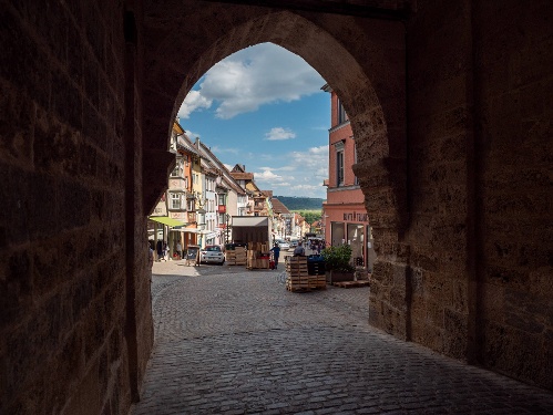 Stadtansicht - Blick aus dem Schwarzen Tor