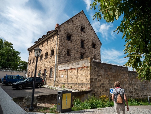 Stadtansicht, das Gefängnis!