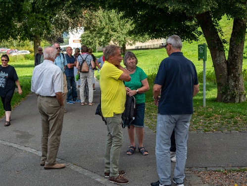 Warten auf die Weiterfahrt