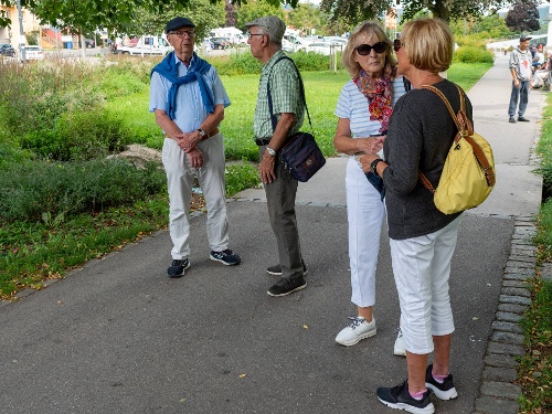 Warten auf die Weiterfahrt