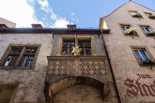 Teilansicht zum Weinhaus Stachel, unser Mittagsdomizil