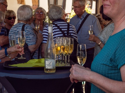 Empfang auf dem Weingut Amselhof in Knöringen