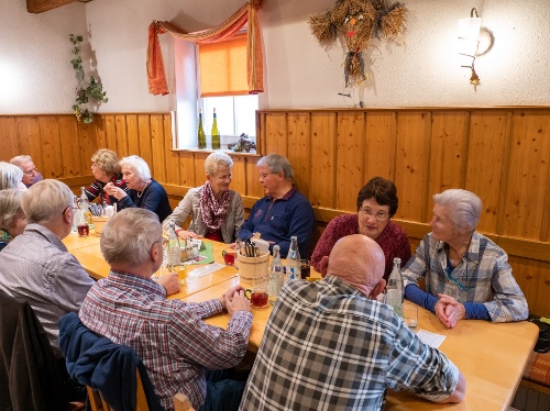 Es gibt viel zu erzählen und zu plaudern